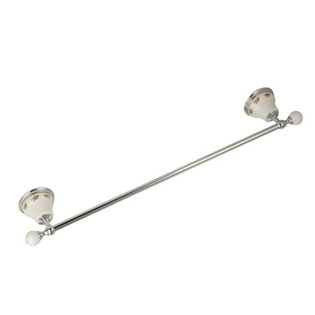 PROVANCE Полотенцедержатель L60 см, керамика с декором/хром, артикул 17673