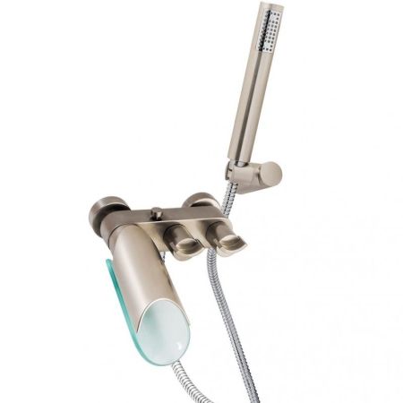 Смеситель для ванны Paini Morgana 73PW105VR Никель стекло, артикул 73PW105VR