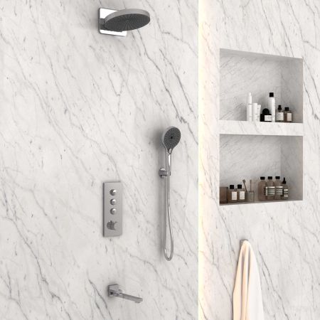 Душевой комплект Inspire VSFW-433TI1CH встраиваемый, хром, артикул VSFW-433TI1CH