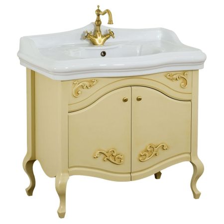 IMPERO База L87xH74xP52 см. для раковины 90 см, 2 двери, цвет: DECAPE SABBIA, артикул 25982