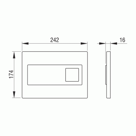 Инсталляция Pestan для подвесного унитаза в комплекте с кнопкой, цвет черный, артикул SET40006356DB