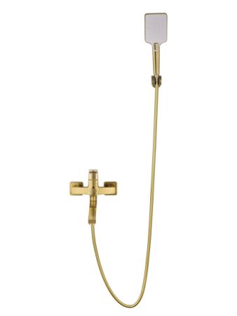 Смеситель для ванны WONZON & WOGHAND FLEX, Брашированное золото (WW-639906-BG), артикул WW-639906-BG