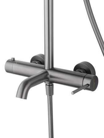 Душевая система WONZON & WOGHAND STICK, Темный графит (WW-88739017-BGM), артикул WW-88739017-BGM