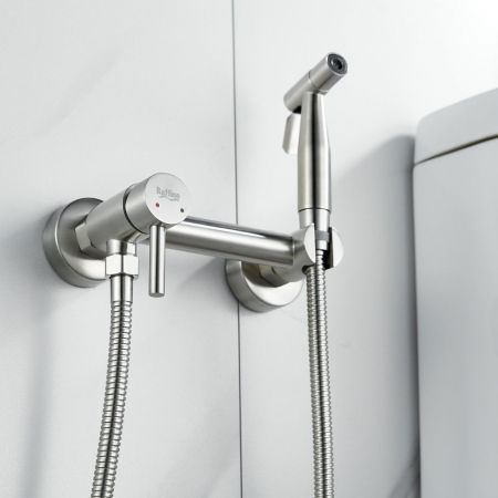 Гигиенический душ со смесителем Raffine F207L, сатин