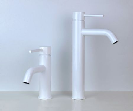 Смеситель для раковины Bronze de Luxe SCANDI 1452W, белый, артикул 1452W