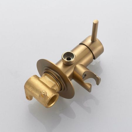 Гигиенический душ со смесителем Shevanik S147G, золотой сатин