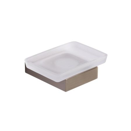 SLIDER-SODS-01 Мыльница подвесная, стекло, исполнение хром, артикул SLIDER-SODS-01