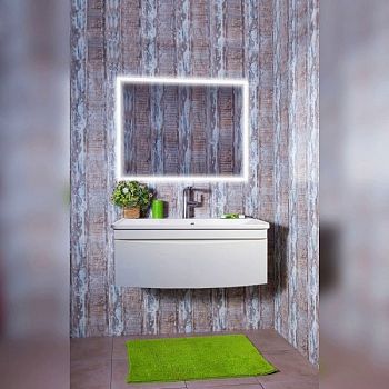 Комплект мебели для ванной Бриклаер ВЕГА 100, белый