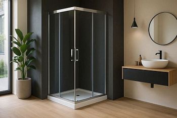 Душевой уголок Royal Bath RB HPD-T-CH 110х105х200 (прозрачное)