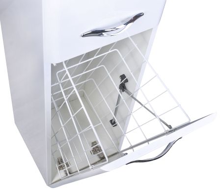 Колонна универсальная "Каре 30 L" с корзиной, Люкс белая, PLUS, артикул СС-00002325