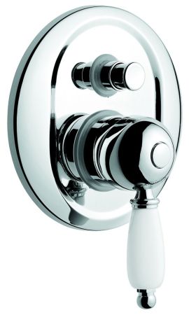 Внутристенный смеситель Laguna на 2 выхода, цвет золото, артикул 40019OR