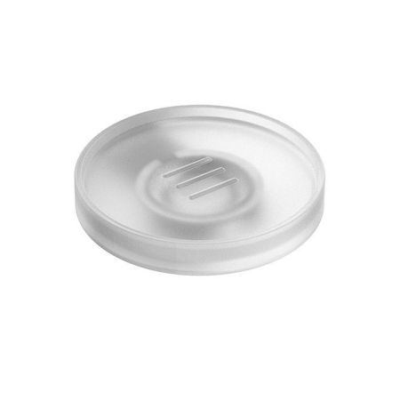 Colombo Mini Мыльница подвесная, цвет: PVD нержавеющая сталь/матовое стекло, артикул B4001.HPS1-VAN