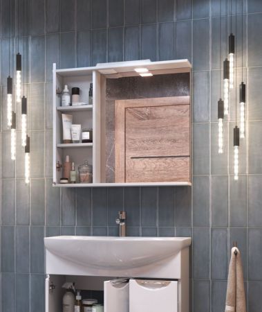 Зеркало со шкафом VIGO Callao z.CAL.80.L.El, 80 см, артикул z.CAL.80.L.El