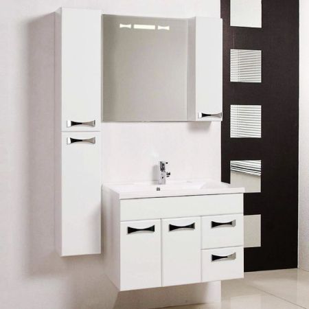 Тумба под раковину Акватон Диор 80 1A167801DR010 белая глянцевая, артикул 1A167801DR010