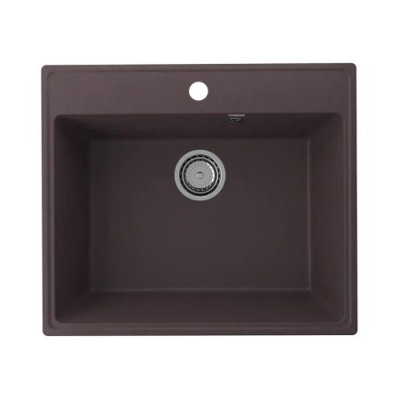 Кухонная мойка Ulgran Quartz Forte 580-06, трюфель, артикул Forte 580-06