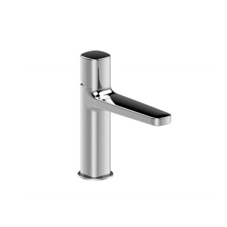 Fantini Lame Смеситель для раковины, 1 отв., без донного клапана, излив 135мм, цвет: хром