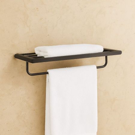 Полка для полотенец Knotlor  TR102GM, оружейная сталь, артикул TR102GM