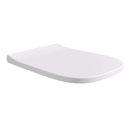 Сиденье для унитаза, Alice, Wunder, с крышкой, ширина, мм-360, глубина, мм-445, высота,мм-25, с плавным опусканием SoftClose, материал шарниров-металл, цвет шарниров-хром, материал сиденья-дюропласт, поставляется с набором крепления, цвет-белый матовый, артикул MC4509S