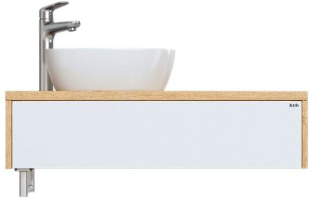 Тумба с раковиной Iddis Torr 80 подвесная Белая Дуб, артикул TOR80W0i95K