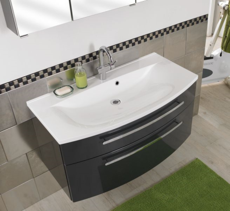 Puris Speed, раковина из минерального литья 1000 мм, цвет белый, артикул WMM85101