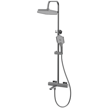 Душевая система HAIBA оружейная сталь (HB24726-3)