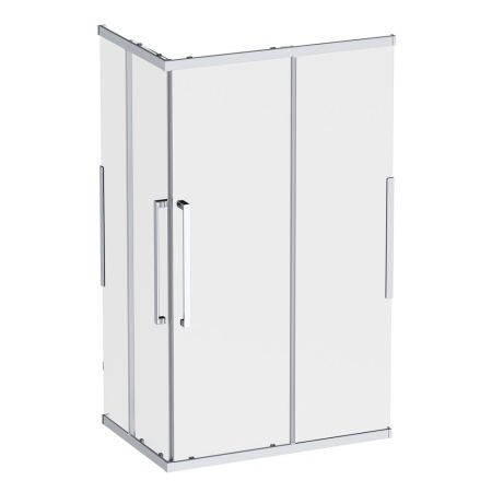 W84G-403-12080-MТ Душевое ограждение Func Square Slide 120х80, мат хром, прозрачное