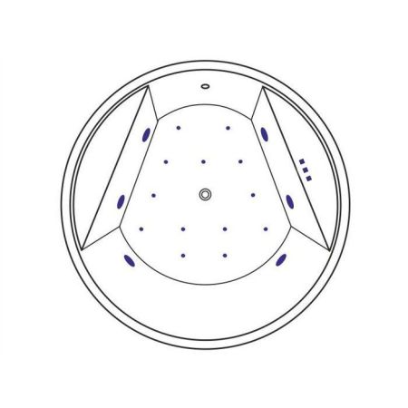 Ванна EXCELLENT Great Arc 160 "RELAX" (бронза), артикул WAEX.GRE16.RELAX.BR