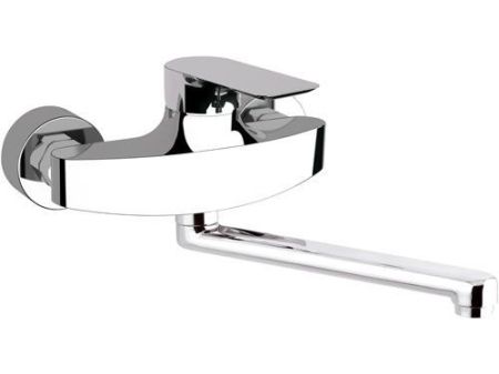 Infinity Смеситель кухонный настенный с длинным носом I41, артикул I41