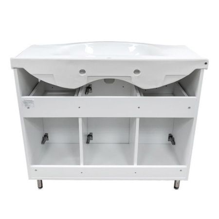 Тумба с раковиной Comforty Сочи 100 4134582 Белая Тумба с раковиной Comforty Сочи 100 4134582 Белая