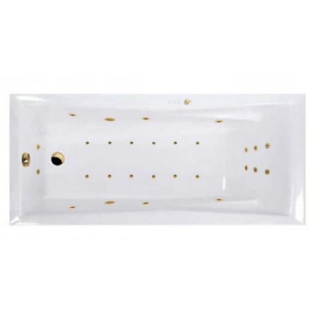 Ванна EXCELLENT Palace 180x80 "ULTRA" (золото), артикул WAEX.PAL18.ULTRA.GL