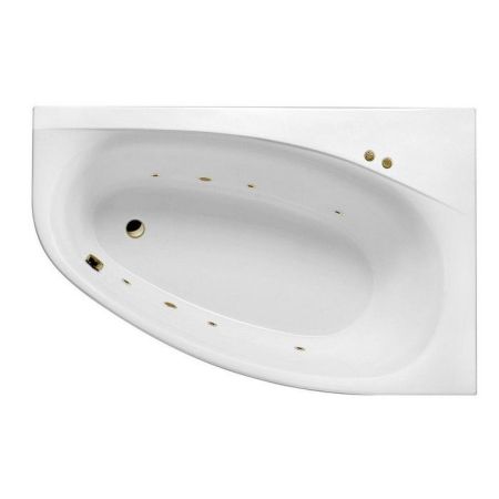 Ванна EXCELLENT Kameleon 170x110 (правая) "SOFT" (бронза), артикул WAEX.KMP17.SOFT.BR