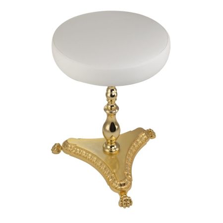 ELISABETTA Пуфик для ванной комнаты, золото, артикул 17075