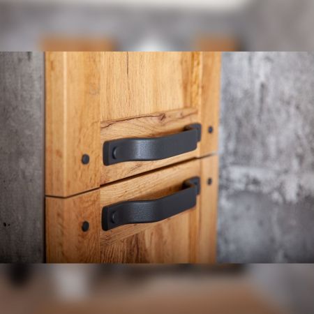 Комплект мебели для ванной Бриклаер ЛОФТ 45, метрополитен грей, артикул ЛОФТ 45