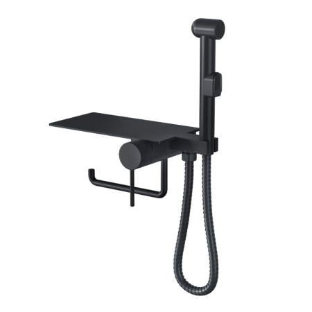 Гигиенический душ со смесителем Bronze de Luxe SCANDI 708B, черный, артикул 708B