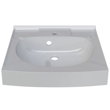 Раковина Altasan Kompakt 50x50 UPP50s на стиральную машину Белая