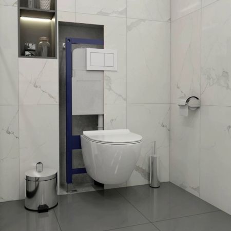 Клавиша смыва Maretti Sofia AC12SF-740, белый, артикул AC12SF-740