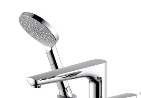 Смеситель на борт ванны на 4 отв. AQUATEK AQ1148CR БЕТТА, артикул AQ1148CR