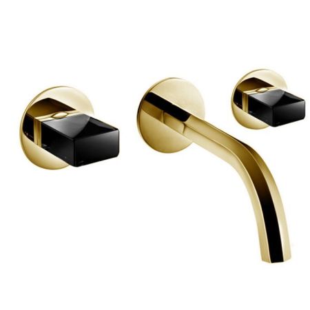 Fantini Venezia смеситель настенный -наружная часть, без ручек, цвет золото плюс, артикул 29 01 N013SB