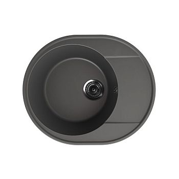 Кухонная мойка Ulgran Quartz Nora 585-09, мокрый асфальт