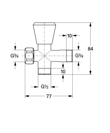 Переключатель GROHE (28799000) Переключатель GROHE (28799000)