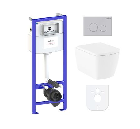 Комплект 6 в 1 Lavinia Boho Aveo Rimless 77040127, премиум с пластиковой клавишей, артикул 77040127