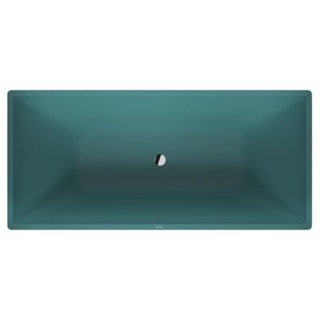 Duravit Vitrium Ванна прямоугольная  отдельностоящая 1850x850мм с ножками, с2 наклонами для спины, цвет аквамарин матовый, артикул 700430HA