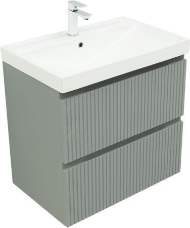 Тумба под раковину Aquanet Джейн (Flat) 70 мисти грин, артикул 00335433