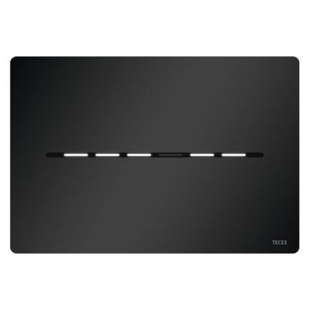 TECEsolid. Панель смыва бесконтактная, 6 В, черная матовая