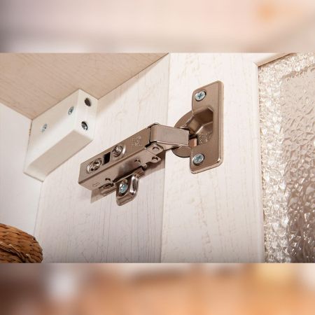 Зеркало со шкафчиком и балюстрадой Бриклаер КАНТРИ 65SB, бежевый дуб прованс, артикул КАНТРИ 65SB