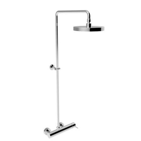 Stella Lucilla Душевой комплект 3283/301-200: смеситель, штанга+верхний душ 200мм, цвет: хром, артикул LL 02414 CR00