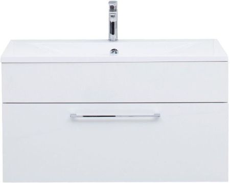 Тумба с раковиной De Aqua Кубика 90 белый, артикул 00212686