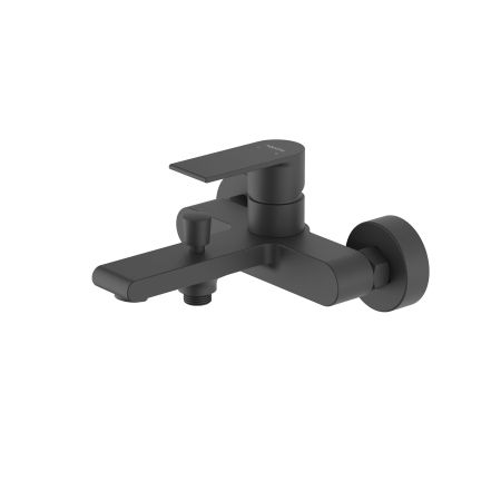 Смеситель для ванны AQUATEK, матовый черный AQ1440MB ЛИРА, артикул AQ1440MB