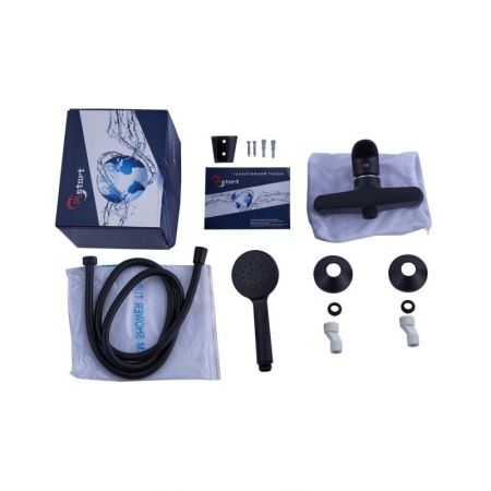 Смеситель для душа Plstart PL2005-7, черный