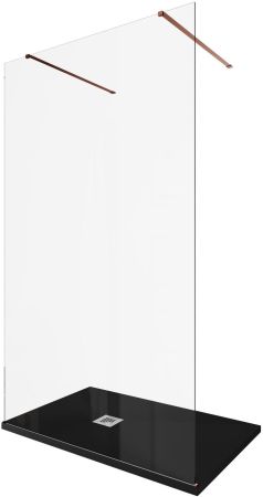 Душевая перегородка Allen Brau Infinity 2 120 3.21047.60 медь браш, артикул 3.21047.60